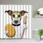 Grappig Douchegordijn Hond Spa