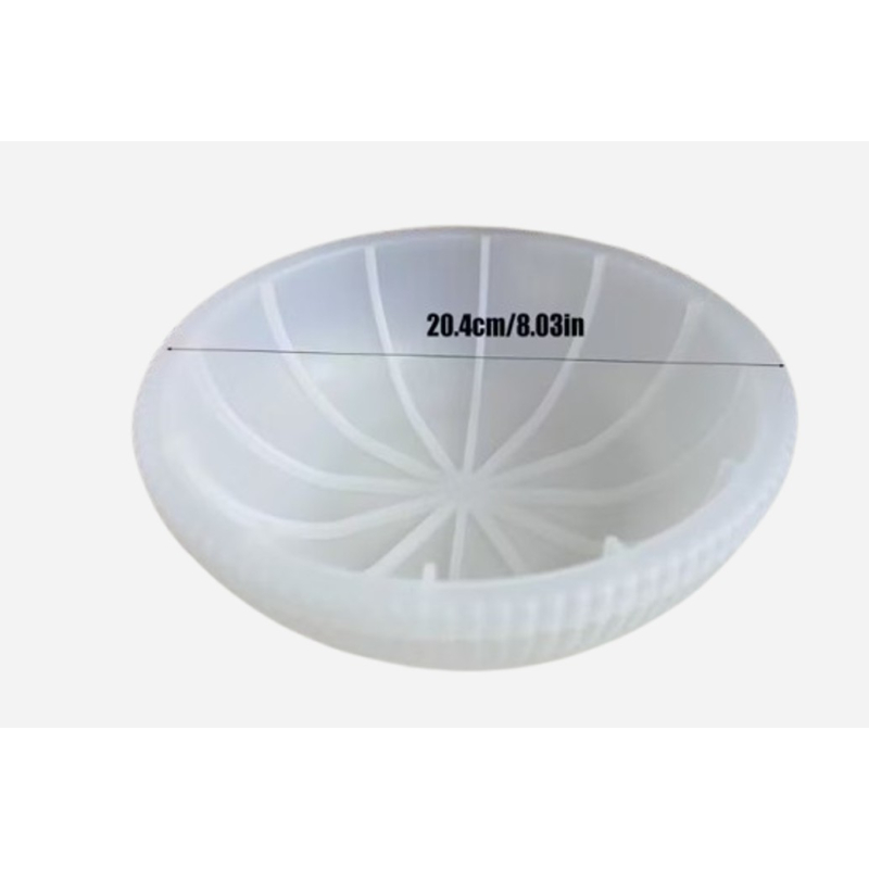 Epoxy mal schaal 20,4 cm – Siliconen gietmal kom – Perfect voor resin & DIY creaties