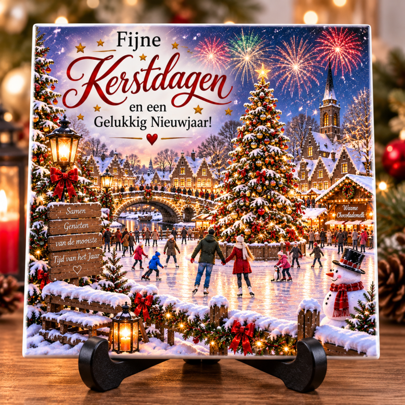 Fijne Kerstdagen op het ijsplein