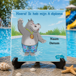 Jip zwemtegel blauw 