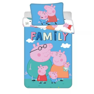 Dekbedhoes Peppa Pig Family
