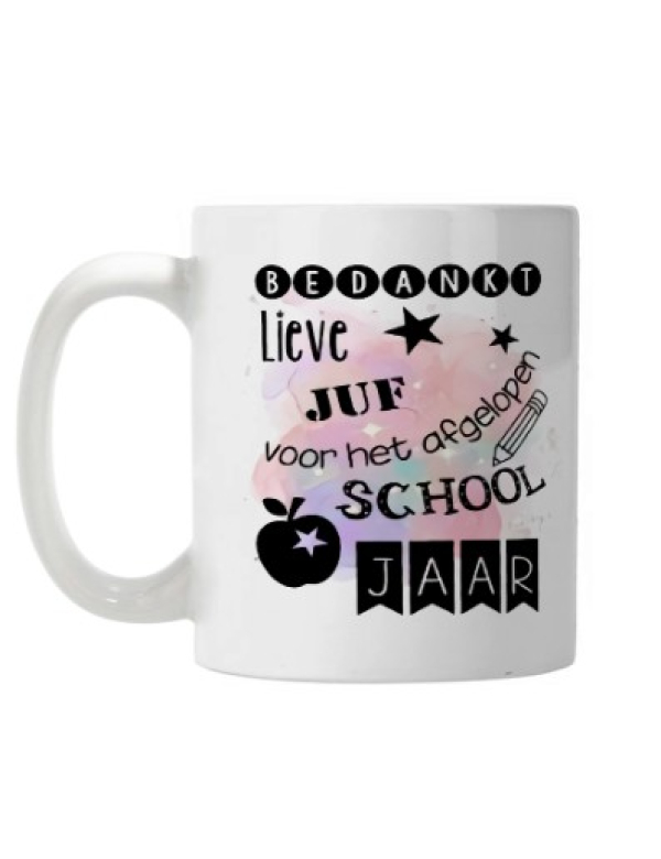 Mok '' juf bedankt '' Mok '' juf bedankt ''