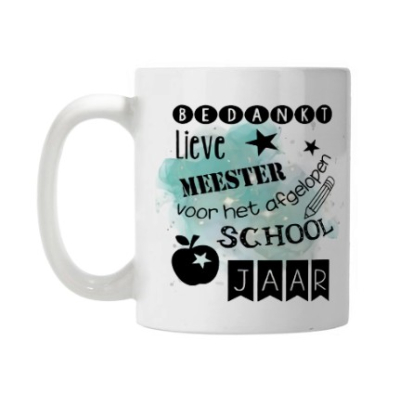 Mok '' meester bedankt ''