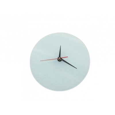 Glas, Klok, 20cm, rond, sublimatie