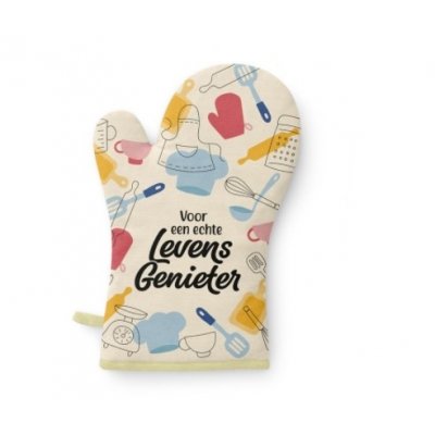 Ovenhandschoen Voor een echte levensgenieter