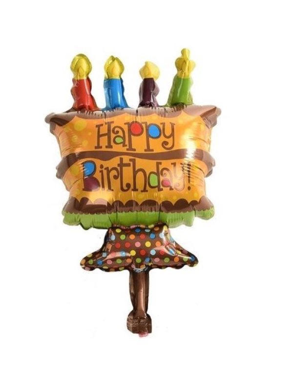 Folie ballon Chocolade taart Folie ballon Chocolade taart