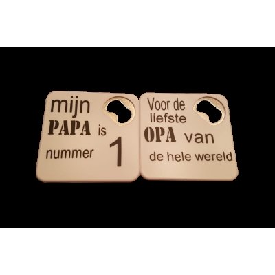 Onderzetter en opener in een.