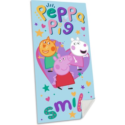 Strandlaken Peppa Pig smile 70x140
