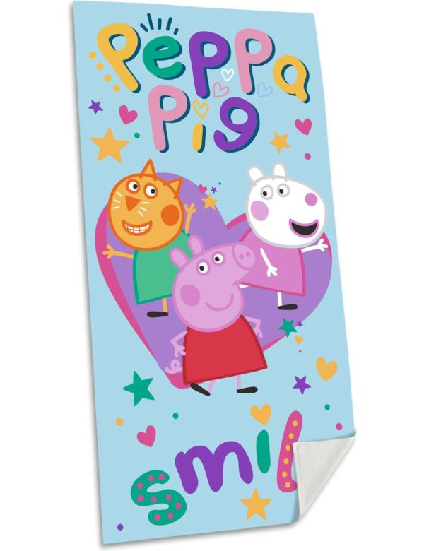 Strandlaken Peppa Pig smile 70x140